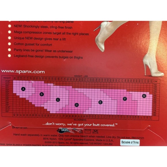 Spanx Super Higher Power Panties Size F NUDE - A220502 New Tummy Control NIP - Picture 4 of 8